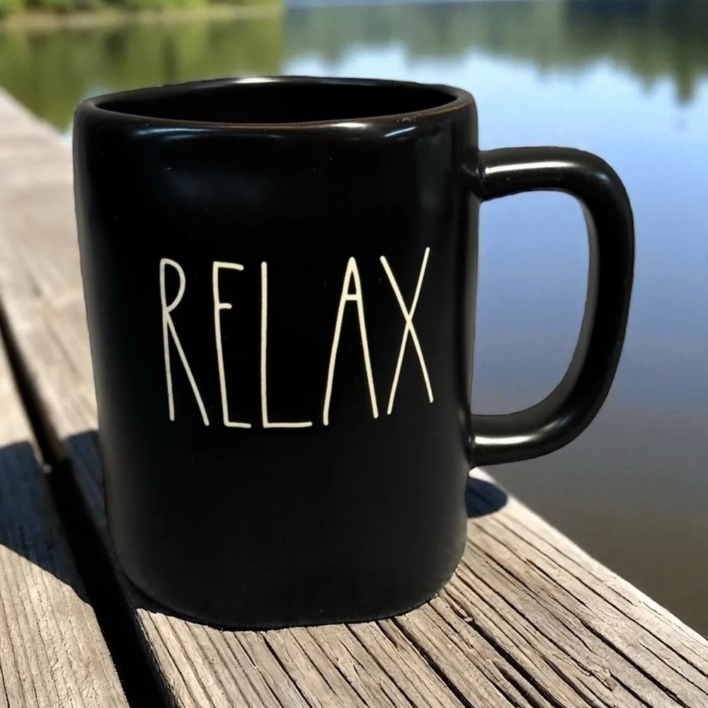 RELAX Mug Mom Gift Dad Gift Boss Gift Rae Dunn Retirement Gift Collectible NWOT